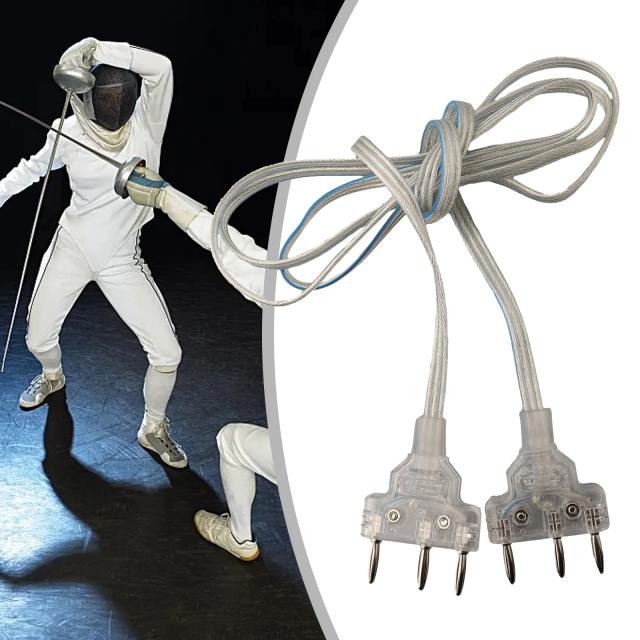 Cordões do corpo da esgrima cabos do corpo da épee esgrima epee fio esgrima rosto guarda cabos equipamentos linha de mão para artigos esportivos