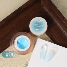 Gel gradiente para arte em unhas, alto brilho, longa duração, resistente a arranhões, penetração ajustável, tecnologia de liberação lenta, multiuso - Image 5