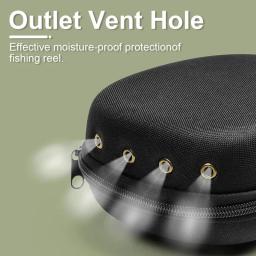 Portátil eva carretel de pesca saco capa protetora para tambor/fiação/jangada carretel bolsa de pesca saco acessórios de pesca - Image 5