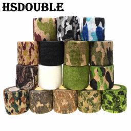 1 rolo u escolha 4.5m * 5cm impermeável ao ar livre camo caminhadas acampamento caça camuflagem fita furtiva envoltórios - Image 1