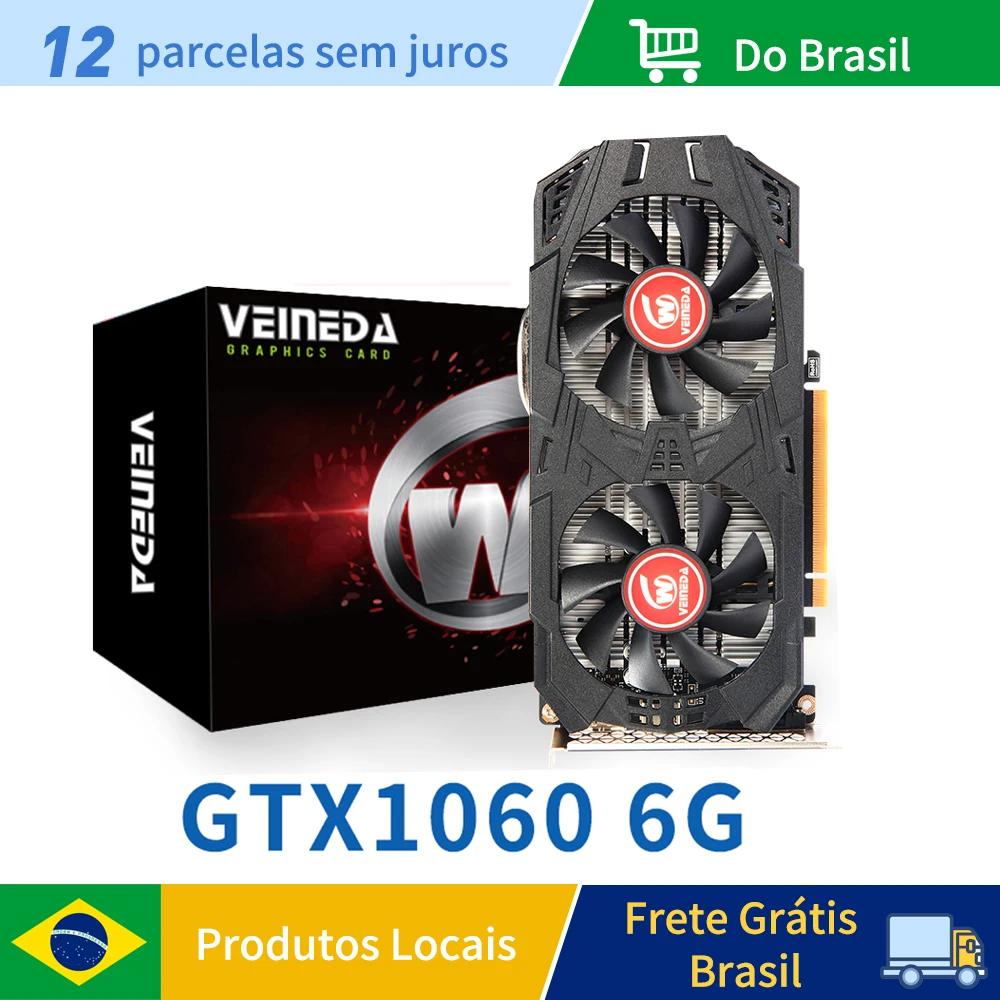 Veineda-placa gráfica gtx 1060, 6g, 1506mhz, 192bit, gddr5, 1050ti, gtx960, 4gb - Image 1