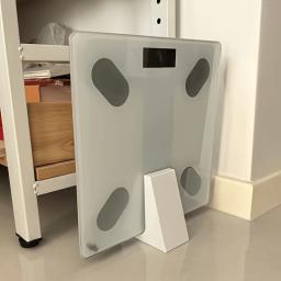 Suporte de armazenamento de mesa para balança de gordura corporal, prateleira de armazenamento, suporte para balança de peso, armazenamento para balança de peso, suporte de chão. - Image 2