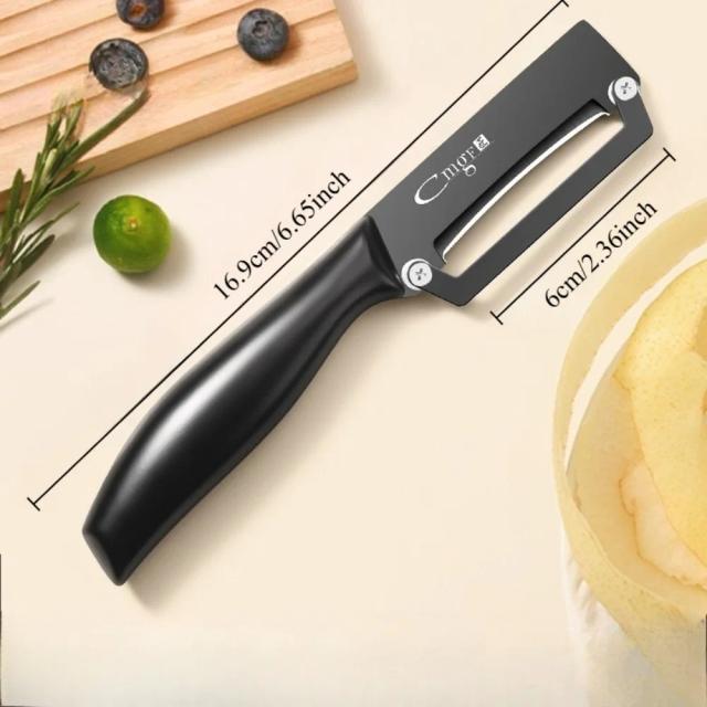 Descascador Multifuncional Aço Inox Ralador Cenoura Batata Frutas Acessórios Cozinha