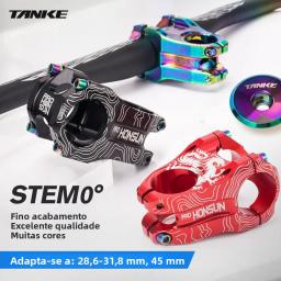 Tanke mtb mountain bike haste liga de alumínio ultraleve alta resistência curto 31.8x28.6mm bicicleta cnc haste dh/am/xc peças mesa 565 - Image 1