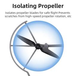 Protetor de hélice para dji air 3/air 3s, gaiola protetora de asa de lâmina de drone, capa anticolisão, acessórios de proteção de lâmina leve - Image 4
