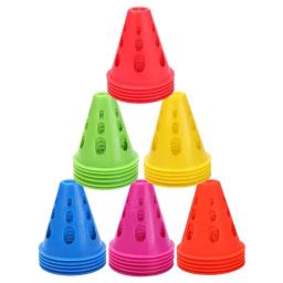 20/40/60 PCS Colorido À Prova de Vento Skate Marcador Cones Rolo Copo de Marcação de Futebol Equipamento de Treinamento de Futebol - Image 3