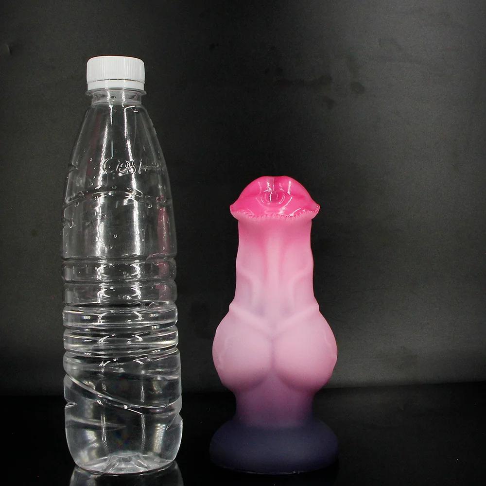 Dildos para Cães S-XXL, Dildo de Cavalo, Plug Anal de Silicone com Ventosa, Nós para Cães, Pênis Grande, Plug Anal Enorme, Brinquedos Sexuais para Adultos - Image 1