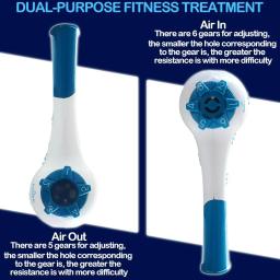 Treinador de respiração resistência ajustável portátil ferramenta de treinamento de expansão pulmonar aumentar a capacidade pulmonar correndo exercitador abdominal - Image 3