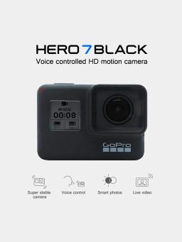 GoPro Hero 7 Preto Original Pacote Especial Câmera de Ação Go Pro Hero7 Esporte 12MP Foto Streaming Ao Vivo Cam 4K 60fps 1080P 240fps - Image 5