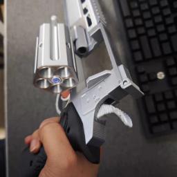 Figura de Cosplay de Leon Scott de Resident Evil Requiem, Brinquedo de Impressão 3D, Modelo de Canhão de Mão Leon, Presentes Colecionáveis - Image 3