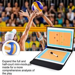 Acessórios para Quadro Técnico de Futebol, Vôlei e Basquete, Ímãs, Kit de Prancheta Técnica de Basquete Dupla Face, Quadro Portátil - Image 1