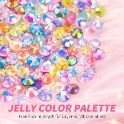 Kit de Strass de Resina Jelly para Decoração, Cristais e Pedras Flatback para Arte de Diamante, Kits de Arte de Diamante para Adultos - Image 6