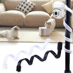 Suporte universal ajustável para câmera de berço, suporte para monitor de bebê, clipe flexível, braço longo, parafuso 1/4, suporte para câmera - Image 2