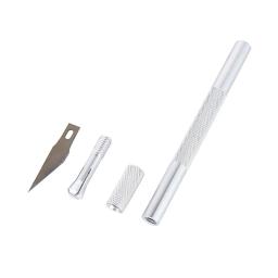Kit de faca de metal antiderrapante para gravação + 40/10 unidades # Facas artesanais de cortador de 11 lâminas para ferramentas manuais de reparo de PCB de celular - Image 4