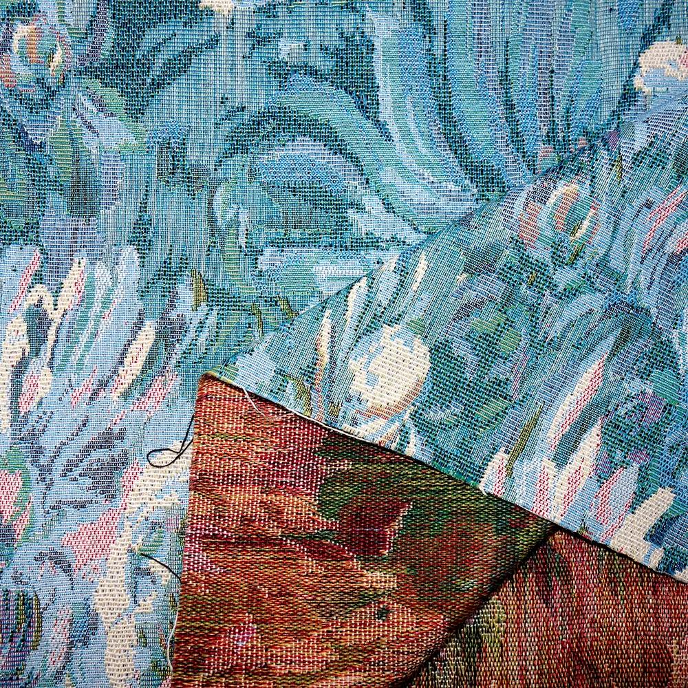 Pintura a óleo artesanal estilo Jacquard tecido, DIY vestido casaco, resistente ao desgaste, ambientalmente amigável por metros, Premium - Image 1