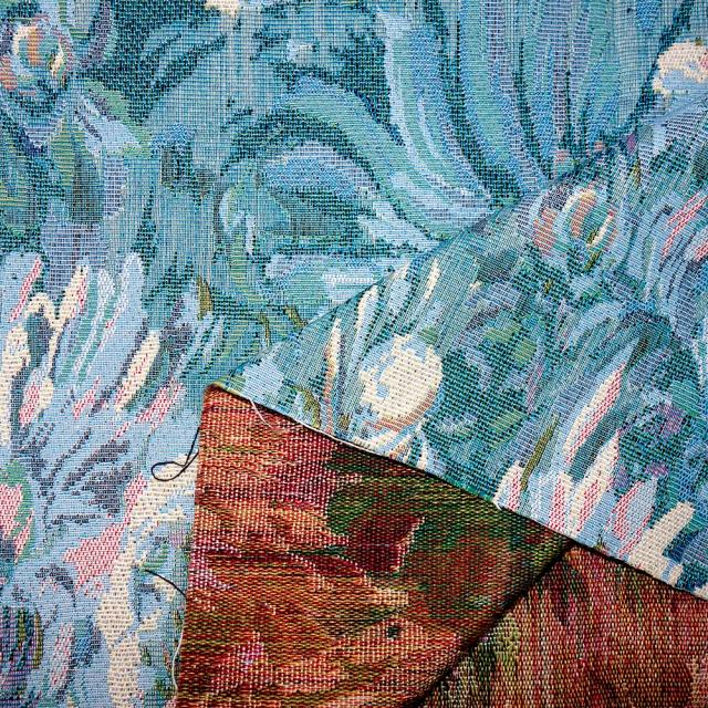 Pintura a óleo artesanal Jacquard tecido por metros
