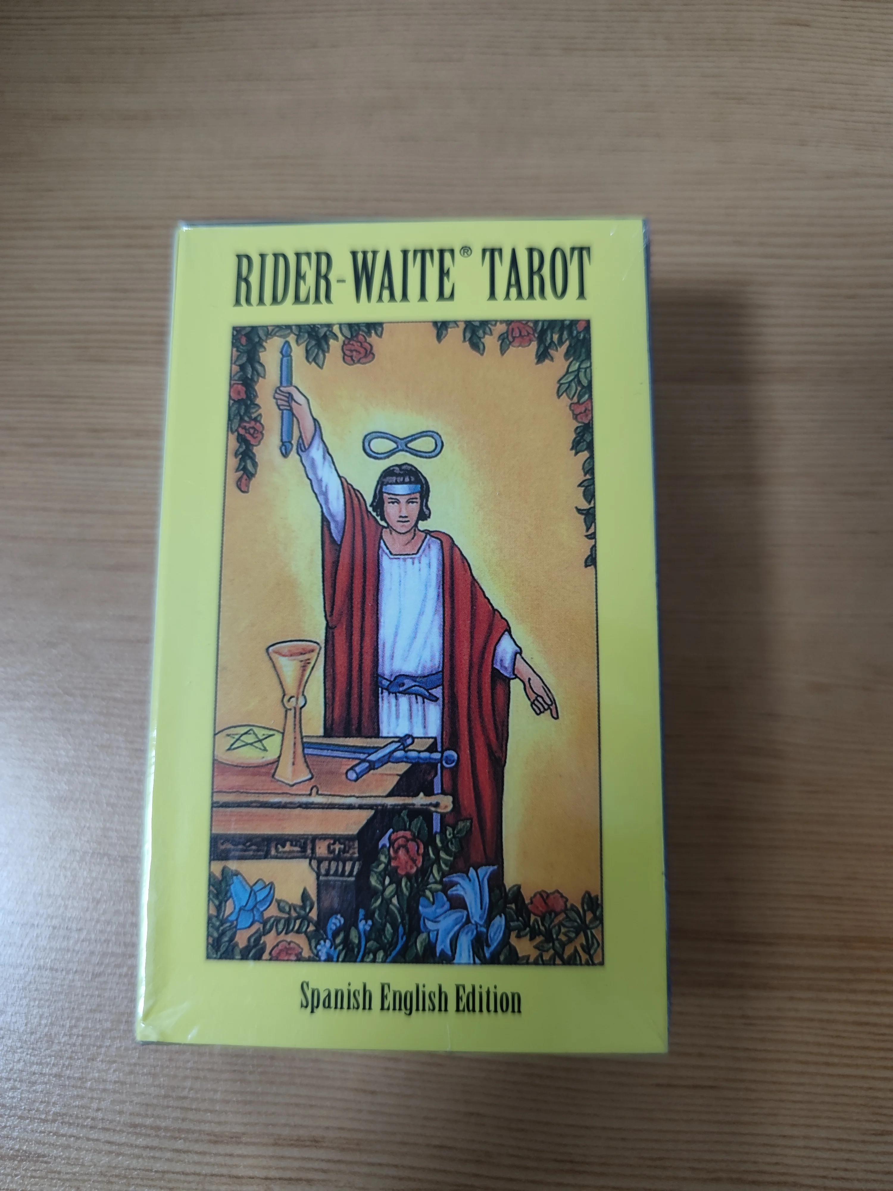 Baralho de tarô Rider-Waite autêntico com livreto inglês/espanhol para iniciantes e leitura de cartas especializadas - Image 1