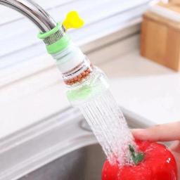 Aerador Torneira de Cozinha com Mangueira Telescópica, Pulverizador, Difusor Do Filtro, Bocal De Poupança De Água, Conector De Banho, Extensão Giratória De 360 ° - Image 1
