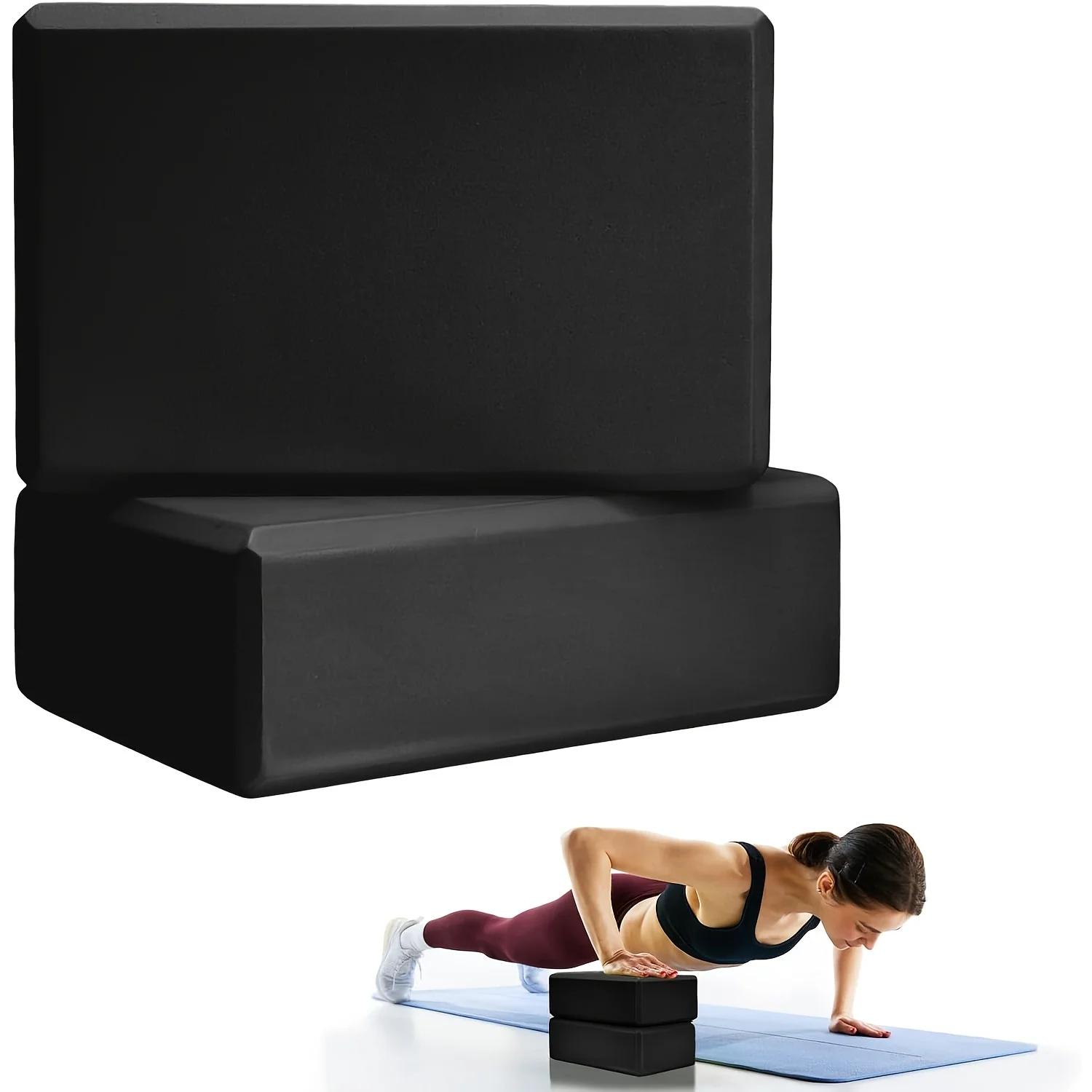 2 Blocos de Espuma para Ginástica, Equipamento de Treino e Fitness, Ferramenta Auxiliar para Dança e Yoga, Alongamento e Modelagem Corporal, Blocos de Yoga em EVA - Image 1
