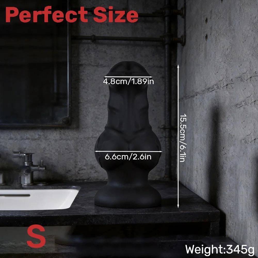 Novo Dildo Anal Gigante em Formato de Cavalo com Ventosa, Plug Anal Grande de Silicone Macio, Brinquedos Sexuais para Masturbação para Mulheres e Homens, Dilatador Anal para Treinamento - Image 1