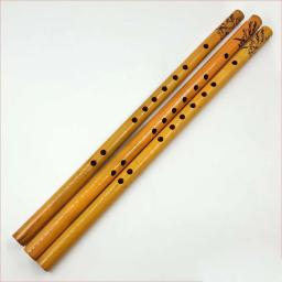 Flauta de Bambu, Flauta Vertical, Instrumento Musical Tradicional de Sopro de Madeira Premium - Image 6