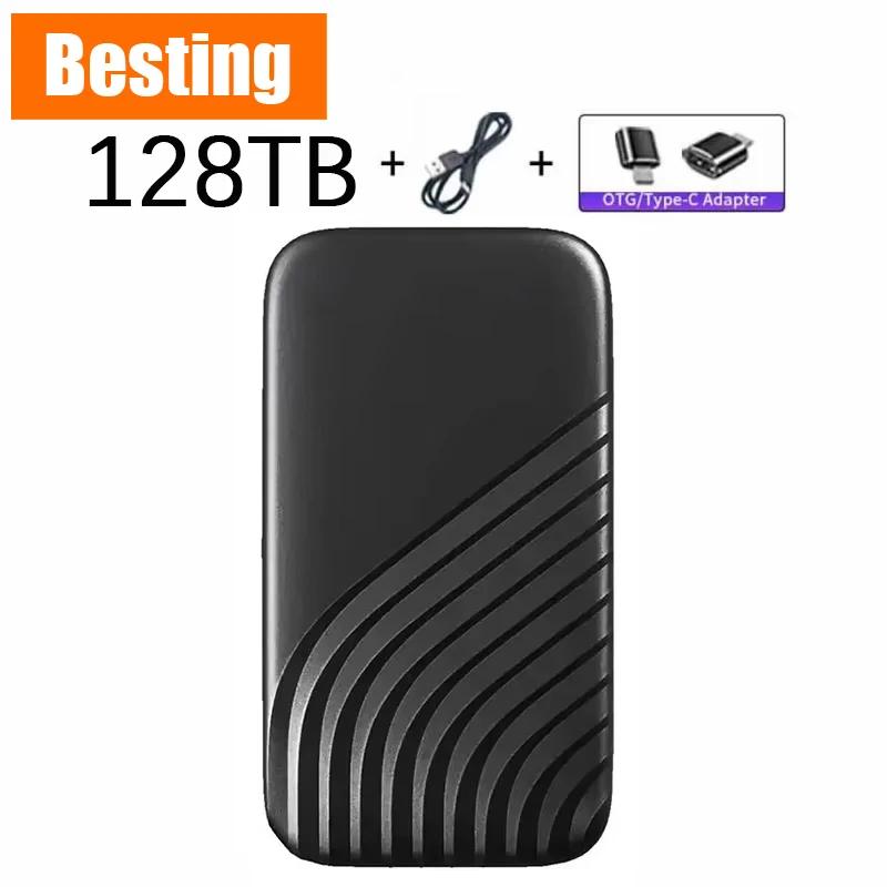 Novo SSD Portátil Original de 2TB, 4TB, 16TB, Disco Rígido Externo Tipo-C USB 3.0 de Alta Velocidade, Armazenamento Externo de 8TB para Laptops - Image 1
