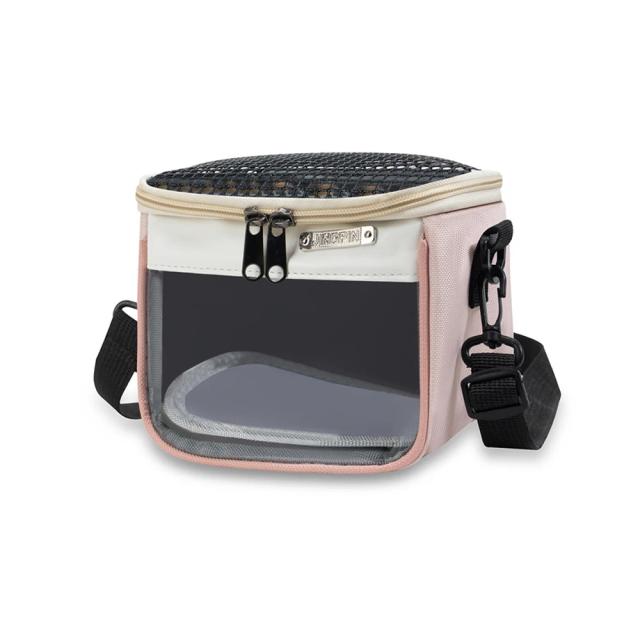 Bolsa Transporte Pequenos Animais Tela Respirável Janela Transparente 1 Unidade