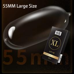 Preservativos de tamanho grande, 10/30 peças, luvas de látex lisas XL para adultos 18+, produtos eróticos íntimos, suprimentos de contracepção - Image 3