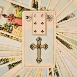 Grande tableau lenormand tarô ferramentas de adivinhação cartão oracle 36 pçs festa tarô cartão jogo de tabuleiro tarô fortuna dizendo cartas - Image 6