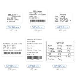 Niimbot branco/cor/transparente etiquetas adesivo térmico rolo de papel impressora adesivos para niimbot b1 b21 impressora portátil - Image 6
