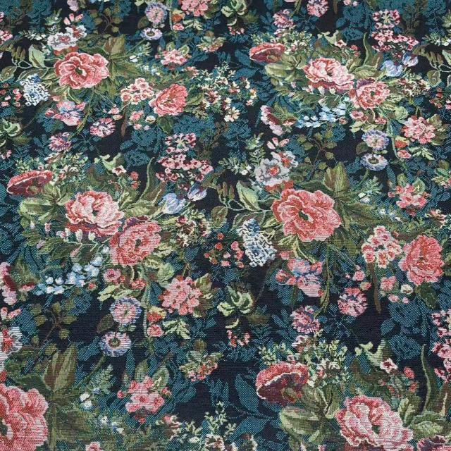 Tecido Jacquard Chenille Pintura a Óleo 1 Metro