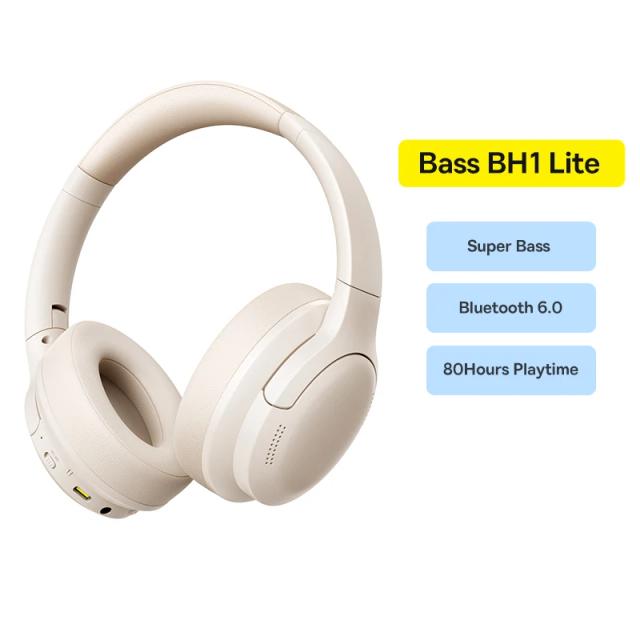 Baseus Fones de Ouvido Bowie D05 Bluetooth 5.3 Áudio Espacial 70h Playtime