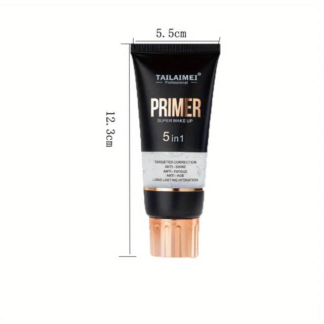 TAILAIMEI Primer de Maquiagem em Gel Transparente 5 em 1