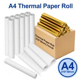 Papel térmico a4 para impressão térmica 210*30mm para rolos de papel de impressora portátil a4 sem fio bluetooth a40 - Image 2