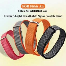Pulseira de nylon para google fitbit air, pulseira ultrafina, leve e respirável, de liberação rápida, para fitbit air, substitui pulseiras de pulso - Image 2