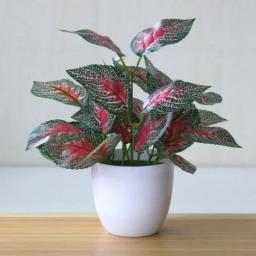 Plantas artificiais, bonsai, plantas decorativas, acessórios para decoração de casa, vasos para plantas, decoração de escritório, decoração de sala de estar. - Image 4