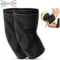 1/2 Peças de Suporte de Compressão Respirável para Cotovelo, Alívio para Cotovelo de Tenista e Cotovelo de Golfista, Suporte de Braço para Basquete, Ciclismo, Tênis - Image 1