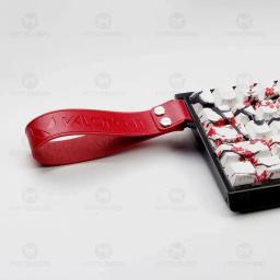 Fita de Couro Genuíno para Teclado Mecânico, Personalização de Alça Magnética para Teclado, Alça para Teclado Wooting Atk68 Drunkdeer - Image 5