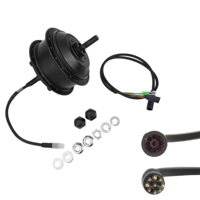 Motor Elétrico para Bicicleta 350W Cubo Traseiro 195mm