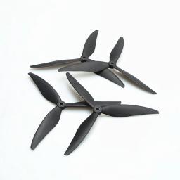 2 pares de adereços de hélice de nylon carbono 8040 9045 1050 7040 3 lâminas cw ccw 7 polegadas/8 polegadas/9 polegadas/10 polegadas para drone rc multirotor fpv - Image 3