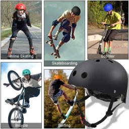 1 unidade de capacete RGGMQQ para bicicleta e skate, ajustável e adequado para diversos esportes, como skate, patinete e patins, disponível em 3 tamanhos para adultos, jovens, crianças e bebês. - Image 6
