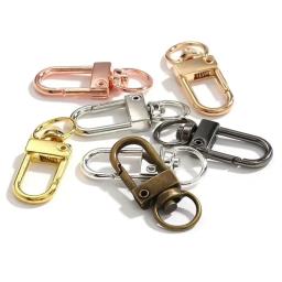 10/20/50 pçs giratória com anéis fecho lagosta ganchos fechos de metal para diy bolsa cinto cinta cão fivela chaveiro acessórios - Image 5