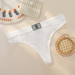 Calcinha Sexy de Cintura Alta VS, Lingerie Feminina, Tanga de Renda Sem Costura, Confortável e Respirável, Estilo Victoria's Secret - Image 5