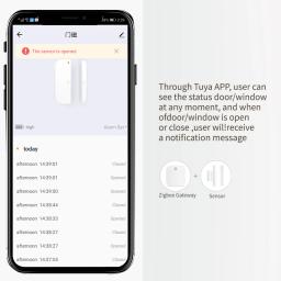 Sensor de Porta e Janela Inteligente Tuya WiFi, Detector de Contato Sem Fio para Automação Residencial e Sistema de Segurança - Image 5