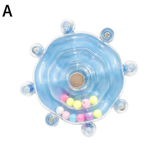 Brinquedo Interativo para Papagaios Dispensador Rotativo de Petiscos 8cm