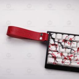 Fita de Couro Genuíno para Teclado Mecânico, Personalização de Alça Magnética para Teclado, Alça para Teclado Wooting Atk68 Drunkdeer - Image 4