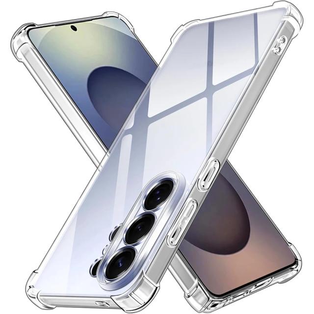 Capa Antichoque Transparente com Airbag para Samsung Galaxy S26 S25 S24 S23 S22 Ultra S26+ Plus