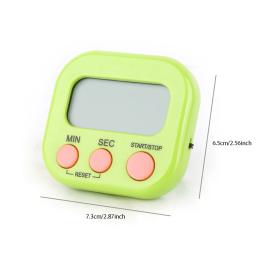 Temporizador Digital de Cozinha para 99 Minutos com Contagem Regressiva, Ferramenta Magnética, Alarme Amigável para Cozinhar e Suporte - Image 5
