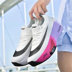 Tênis Masculinos com Amortecimento a Ar, Tênis de Corrida Esportivos, Tênis Femininos Confortáveis para Atividades Atléticas e Maratona - Image 2