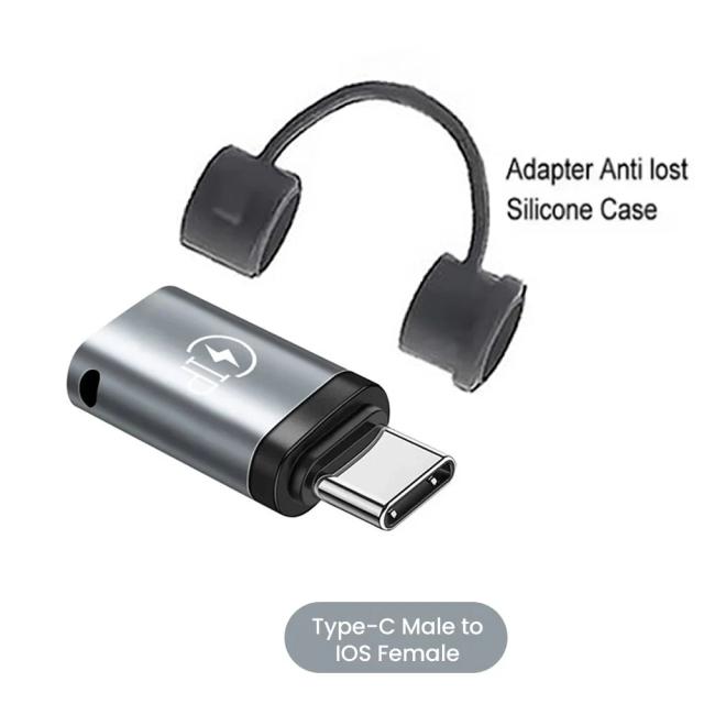 Adaptador usb c usb tipo c para conversor fêmea relâmpago para iphone 15 14 13 xiaomi samsung carregador relâmpago acessórios móveis